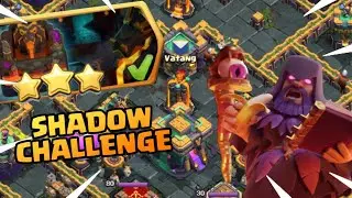 Easy 3 Star Shadow Challenge in Cash of Clans Tutorial 💀🔥