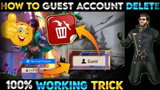 How To Delete Guest Account In Free Fire | Free Fire Guest Account Delete | Free Fire Max