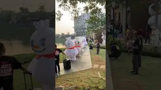 JOGET LABUBU & BADUT MIXUE ❤#labubu#labobo#badut#badutmixue#barongan#barong#eskrim#sapi#beko#kuda#fy