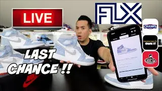 LIVE COP JORDAN 1 HYPER ROYAL FLX APP FOOTLOCKER CHAMPS