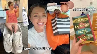 VLOG: EASILY clean white sneakers, Hair thickener that WORKS! + Ulta travel toiletry haul