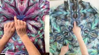 Tie-Dye Designs: Livestream Ep 21 Watercolors Guest Host Margo Farnsworth STENCIL GIVEAWAY CLOSED