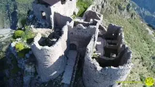 Il Castello sul Monte Consolino di Stilo Air Drone Diving Punta Stilo &copy;