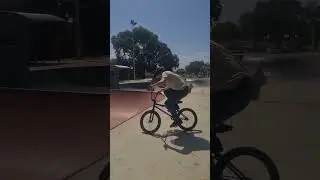 brace for impact 😖#bmx #bike #skatepark