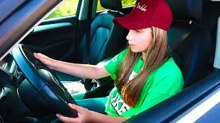 Irochka vrea sa coduca masina! I-a reusit?