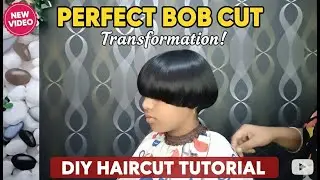 Perfect Bob Cut in Hindi: Amazing Transformation! DIY Haircut Tutorial ✂️perfect bob cut बॉब कट