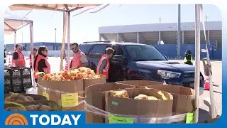 Food Bank Opens at Houston NFL Stadium for SNAP Recipients