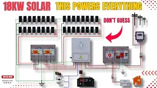 How to Design & Wire an 18kW Hybrid Solar System | Deye SUN-18K Complete Guide