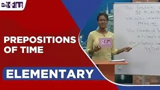 Let's Start English 127 Elementary Lesson 2 / Prepositions of Time