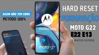 FORMATAR HARD RESET MOTOROLA MOTO G22 - PASSO A PASSO METODO 100%