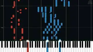 Interdimensional Voyage of a Ghostly Passenger Ship - Touhou - Intermediate Piano Tutorial