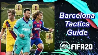 BEST FC BARCELONA Strategy in FIFA 20 | FIFA 20 Tactics Guide (Formation, Tactics, and Instructions)