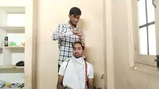 भाई का दाढ़ी खुद से बना दिया 😃 || Bhai Ka Dadhi Khud Se Bana Diya 😂