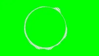 Green screen audio spectrum