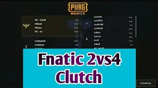 Fnatic 2v4 Clutch | FNC Ronak Back on fire 🔥 11 Kills | PMCO 2020 Day 6