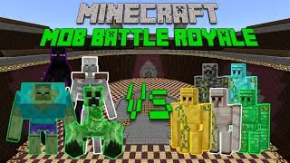 Jujustyle7 Mutants Vs Golems Plus+ - Minecraft Mob Battle Royale
