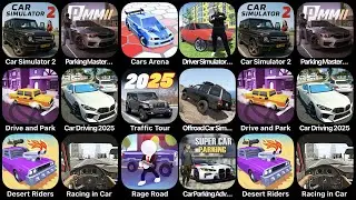 Car Simulator 2,Parking Master Multiplayer 2,Cars Arena,Driver Simulator,Drive and Park,Car Driving