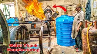 Outstanding Production of Huge Plastic Water Tanks inside Biggest Factory