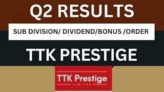 TTK prestige Q2 Results 2026 | TTK prestige Results Today | TTK prestige Share Latest New