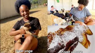 TRAVEL VLOG: VISITING ORLANDO+ BABY GOAT YOGA +SISTER TIME & MORE| Sherrayne Lawrence