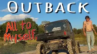 I have the WHOLE MUD PARK to MYSELF!!! Outback Atv Park