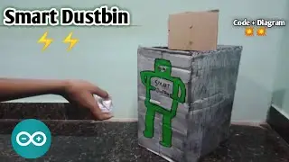 How To Make Smart Dustbin |Best Arduino Project
