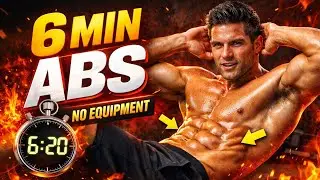 &ldquo;Get Six-Pack Abs in 6 Minutes! 💪 No Equipment Needed