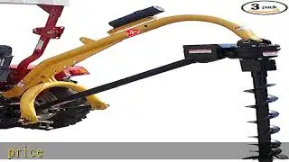 ToolTuff Model 1000 Heavy Duty 3-Point Post Hole Digger with 6