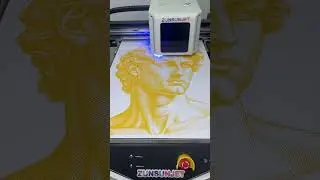 How to print gold foil posters with 6090 UV flatbed printer#uvflatbedprinter #goldfoil