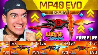 CONSEGUI LA NUEVA MP40 EVOLUTIVA DE ITACHI en FREE FIRE X NARUTO !! - TheDonato