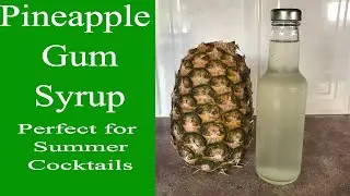 How to make your own Pineapple Gum Syrup recipe ideal for Cocktails..