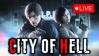 This RE2R mod is INSANELY DIFFICULT - City Of Hell Mod Resident Evil 2 Remake - Day 3