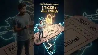 Magic Train Ticket | Railway Trick 2025|One Ticket, Whole India