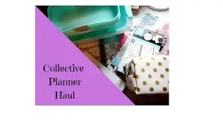 Collective  Planner Haul | Joann | Michaels | Hobby Lobby