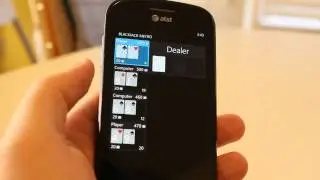 Preview of 'Blackjack Metro' for Windows Phone 7 - wp7dev
