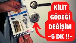 ÇELİK KAPI KİLİT GÖBEĞİ DEĞİŞİMİ EN BASİT HALİYLE ?!