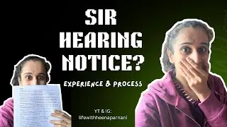 SIR Hearing Notice ⁉️ | Simple Day Vlog #SIR #DayVlog