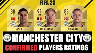 FIFA 23-MANCHESTER CITY CONFIRMED PLAYERS RATINGS
