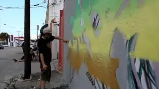 Ewok, Pose  Askew MSK, TMD) Graffiti atr video by Ironlak