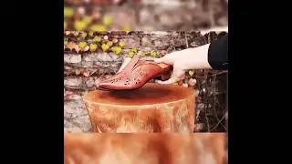 2022 New Design-Retro Style  Leather Pointed-Toe Mules For Women Block Heels Coffee/Grey-dwarves1670