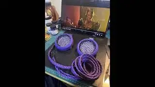Hifiman He4xx Modding (purple theme)