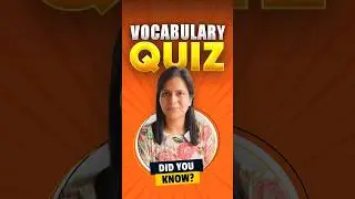 Vocabulary Quiz |Must for all Exams | What's your score out of 10? |  English | Nimisha Bansal #quiz
