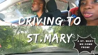 DRIVING TO ST.MARY FROM KINGSTON, JAMAICA.