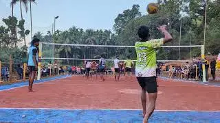 Sankolli Vollyball Tournament Final Set 02🏆 Bargi v/s Kujalli 💪 Giri on fire 🔥 Army Boy🔥 #volleyball