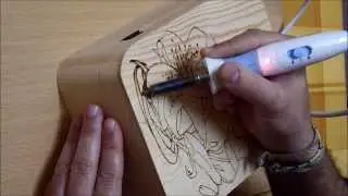 Pyrography (woodburning) project 07