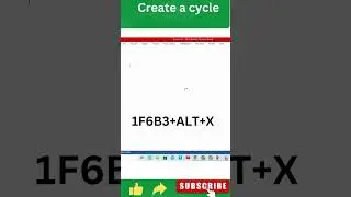 Create a Cycle Symbol in word just in second#wordshortstrickstips #MSoffice #computershortcutkeys