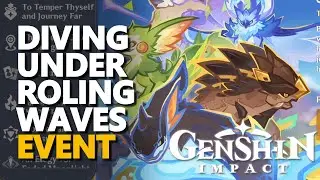 Diving Under Roling Waves Genshin Impact