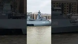 German Navy sails through London blaring 'Imperial March' From 'Star Wars' #shorts
