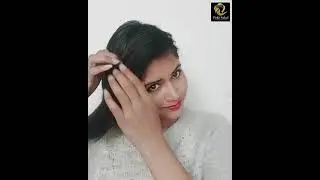 side puff with ponytail hairstyle | ponytail hairstyle | daily hairstyle | hair hack #hairtutorial
