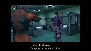 METAL GEAR SOLID - GRAY FOX / CYBORG NINJA ENCOUNTER (Full Boss Fight)